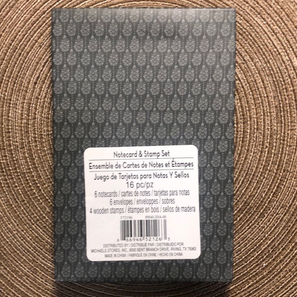 Notecard & Wood Stamp Set - Picture 2 of 2